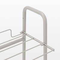 無印良品 スチールパイプ収納ラック ウォームグレー 幅45×奥行29×高さ79cm 良品計画