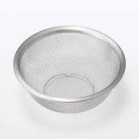 無印良品 ステンレス メッシュザル XS 約直径14×高さ6cm 1セット（1個×6） 良品計画