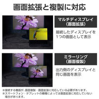 エレコム タイプC変換ケーブル （ USB-C to VGA ） 変換 1m 黒 CAC-CVGA10BK2 1個