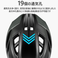 ロックブロス 高通気性ヘルメット(10110005002)ホワイト 10110005002 1個 4570122013272（直送品）