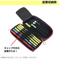 クツワ PUMA(プーマ) プリザーブホルダー ペンケース ネイビー PM505NB 1セット(3個)（直送品）