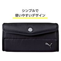 クツワ PUMA(プーマ) マグネットホック ペンケース ブラック PM508BK 1セット(3個)（直送品）