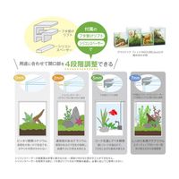 グラステリア フィット 150CUBE plus 1個 ジェックス 水槽