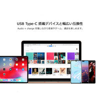 Vodaview USB-C to ライトニングオーデイオ・USB-C給電 変換アダプター VV-MH277-VV 1個