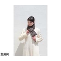 アズワン オーラ岩盤健康マフラー 極 ブラウン 67-6309-73 1個（直送品）