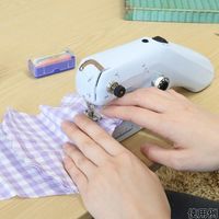 サンコー 本棚にしまえてしっかり縫える「ちゃちゃっとミシン」 C-HMM21W 1個 67-5756-82（直送品）