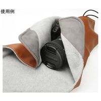 ケンコー・トキナー 包〈つつむ〉ラップクッション ツインクロス M 本革調キャメル TTM-TCM-CA 1個 67-6440-30（直送品）