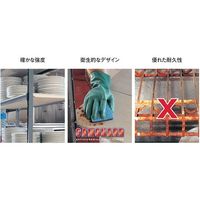 キャンブロ カムシェルビング(R) エレメンツシリーズ ソリッド型可動式用シェルフプレート 1段 1220×460mm EMSK1848S1（直送品）