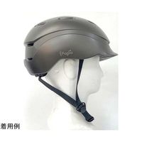 アズワン Foglia アーバンヘルメット ショートブリム ガンメタ 67-7161-20 1個（直送品）