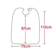 ケアファッション 食事用エプロン 格子 ピンク 38918 1個 65-9037-75（直送品）