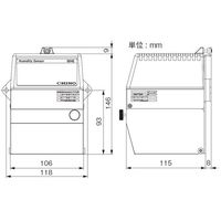 チノー MH6series 熱伝導式飽差計 4ー20mA MH6A20 1台 67-4916-35（直送品）