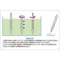 アイシス オールレイヤーパウダーサンプラー 3ポケット SUS316製 88cmL 110mL 67-5201-53 1個（直送品）