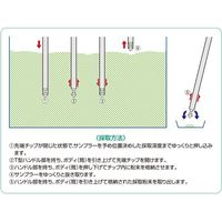 アイシス ステンパウダーマイクロサンプラー 158cmL 外径19.0mm 67-5203-34 1個（直送品）