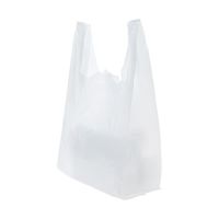 紺屋商事 レジ袋乳白 東60西50号350(500)×600 ケース販売(100枚×10袋入り) 723160 1ケース(1000枚)（直送品）