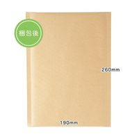 【小箱売】クッション宅配封筒 DVDサイズ(クラフトプチ)190×260+50mm(12×5) 60枚入 1190105 1箱(60枚)（直送品）