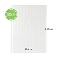 【小箱売】ラミネート宅配封筒 DVDサイズ(三層ラミ白)190×250+40mm(12×5) 60枚入 1190115 1箱(60枚)（直送品）