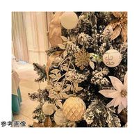 アズワン 【クリスマス飾り】クリスマスツリーセット スノーホワイト 高さ150×幅100cm 67-8935-90 1セット（直送品）