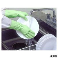 ショーワグローブ ビニトップ厚手 L グリーン 10双入 132-LG 1袋(10双) 68-0323-89（直送品）