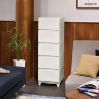 JEJアステージ　壁付デコニーシーヴォ5段　ホワイト　　1台