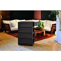 JEJアステージ　デコニーシーヴォワイド4段　ダークブラウン　　1台