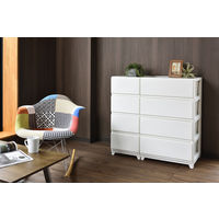 JEJアステージ　デコニーシーヴォワイド4段　ホワイト　　1台