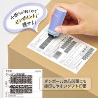 プラス ローラーケシポン スリムフィット パープル 個人情報保護スタンプ 40182 1個