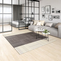 川島織物セルコン ユニットラグ タイルカーペット ケーブルニットIII 500×500mm ブラウン UR2204_BR 1セット(6枚入)（直送品）