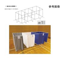 マシュール 簡易間仕切り 診察室 ブルー MYSS-180B 1セット 65-3366-65（直送品）