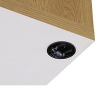 カグクロ 木製ワゴン プレスト 鍵付き ホワイトオーク 66-0001-41 1個（直送品）