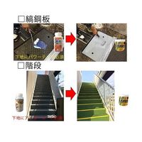 丸長商事 パワーテック 水性コート材 スベリ止め 1kg ホワイト 64-5076-36 1個（直送品）