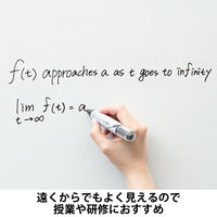 アスクル　ホワイトボードマーカーくっきり　中字丸芯 黒 直液カートリッジ式  AS-WBKMM-01 1本 オリジナル