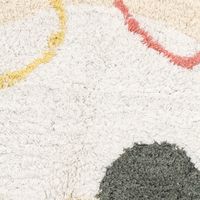 コットンタフトクッションカバー グレー LAKOLE/ラコレ