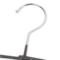 すべりにくいハンガー4点セット チャコール 1セット（1個（4本組）×2） LAKOLE/ラコレ