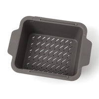 【LAKOLE/ラコレ】 キッチン水切りバスケット チャコール