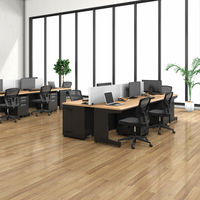 プラス スチールOAデスク フラットライン＋(プラス) サイドテーブル メープル/ホワイト 幅1200×奥行400×高さ720mm 1台(2梱包)