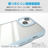 AQUOS wish4 ケース ハイブリッド 軽量 薄型 ストラップホール付 ブルー PM-S241TSLFCBU エレコム 1個