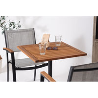 東谷 ROOM ESSENCE オリー カフェテーブル 幅615×奥行615×高さ740mm ブラック脚 ODS-73BK 1台（直送品）