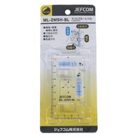 ジェフコム スリムブルーレベル(つまみ穴付) ML-2MSH-BL 1個（直送品）