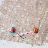 スーちゃんコレクション Sunbonnet Sue ソーイング プリント生地 ブルー 巾約110cm×1mカット NCM25000-F-1M（直送品）