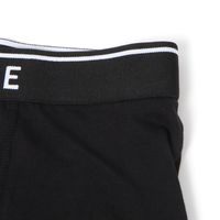 メンズ プレーンロゴボクサーパンツ2 ブラック L LAKOLE/ラコレ
