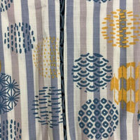 ブルーメイト 甚平 サックス 130cm 男児 綿100%リップル ストライプ柄 14492E BL2 130 1着（直送品）