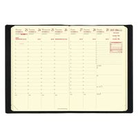 ２０２５年度１月始まりダイアリー クオバディス ビジネスプレステージ　ソーホー １週間バーチカルタイプ スチールブルー 1冊（直送品）