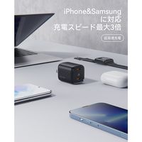 VOLTME USB充電器 30W TypeC ブラック 折りたたみ式 V2095 1個