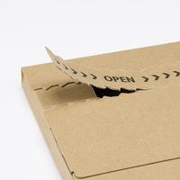 アスクル 「現場のチカラ」薄型ダンボールケース 336×226×20mm 1セット（1パック（10枚入）×10） オリジナル