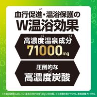 入浴剤 炭酸 温泡 ONPO デカまる ウォームウッドハーブの香り 1箱（4錠入） 透明タイプ アース製薬