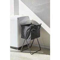 tower（タワー） 折り畳み高床式ランドリーバスケット タワー ブラック 5662 1台 山崎実業
