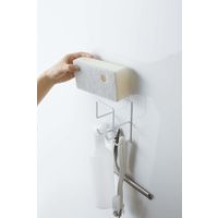 tower（タワー） マグネットバスルームクリーニングツールホルダー タワー ホワイト 4976 1個 山崎実業