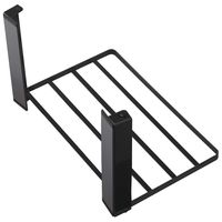 tower（タワー） 洗濯機横マグネット折り畳み棚 タワー ブラック 5097 1台 山崎実業