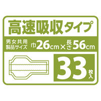 【大人用おむつ/尿取りパッド/約6回分】リフレスピードキャッチパッドライト　パット介護　1箱（33枚入×6パック） リブドゥ