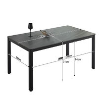 【軒先渡し】後藤家具物産 セラミックテーブル 幅1400×奥行800×高さ710mm  ホワイト DT-PL-140WH 1台（直送品）